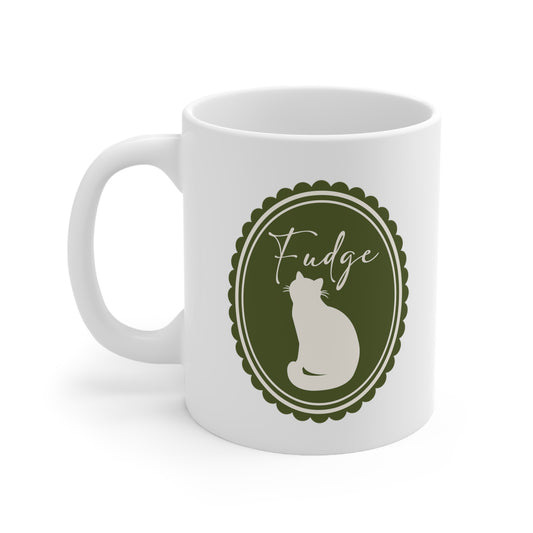 Emblem in green mug (11oz)